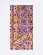Organic cotton voile stole mix print femme La Fiancée