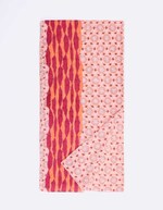 Organic cotton voile stole mix print femme La Fiancée