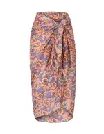 Printed cotton voile pareo femme La Fiancée