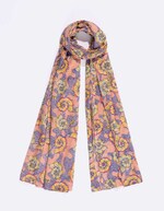 Printed cotton voile pareo femme La Fiancée