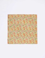 Printed cotton square scarf femme La Fiancée