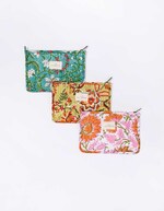 Small quilted cotton pouch femme La Fiancée