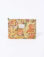 Small quilted cotton pouch femme La Fiancée
