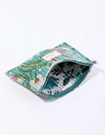 Small quilted cotton pouch femme La Fiancée