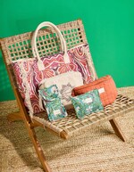 Small quilted cotton pouch femme La Fiancée