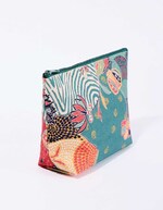 Large zippered cotton pouch femme La Fiancée