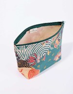 Large zippered cotton pouch femme La Fiancée