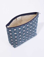 Large zippered cotton pouch femme La Fiancée