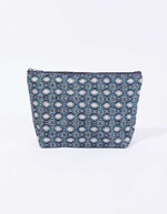 Large zippered cotton pouch femme La Fiancée