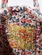 Quilted zippered tote bag femme La Fiancée