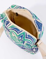 Small rectangular printed cotton bag femme La Fiancée