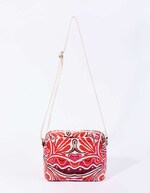 Small rectangular printed cotton bag femme La Fiancée