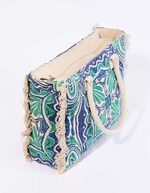 Large printed cotton tote bag femme La Fiancée