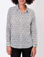Straight organic cotton voile shirt femme La Fiancée