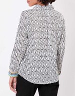 Straight organic cotton voile shirt femme La Fiancée