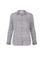 Straight organic cotton voile shirt femme La Fiancée