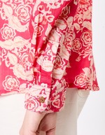 Straight organic cotton voile shirt femme La Fiancée