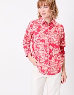 Straight organic cotton voile shirt femme La Fiancée
