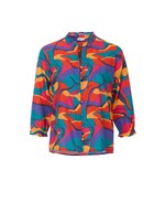 Organic cotton ruffled blouse femme La Fiancée