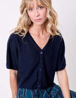 Plain short knit cardigan femme La Fiancée