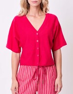 Plain short knit cardigan femme La Fiancée