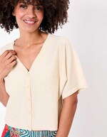 Plain short knit cardigan femme La Fiancée