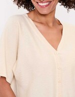 Plain short knit cardigan femme La Fiancée