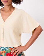 Plain short knit cardigan femme La Fiancée