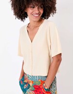 Plain short knit cardigan femme La Fiancée