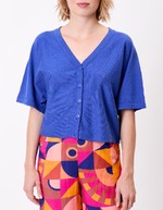 Plain short knit cardigan femme La Fiancée