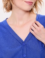 Plain short knit cardigan femme La Fiancée