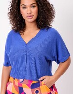 Plain short knit cardigan femme La Fiancée
