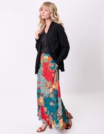 Plain long shawl-collar cardigan femme La Fiancée