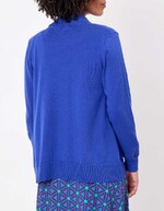 Plain long shawl-collar cardigan femme La Fiancée