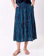 Flowy flared midi skirt femme La Fianc&eacute;e