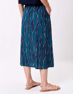 Flowy flared midi skirt femme La Fianc&eacute;e