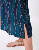 Flowy flared midi skirt femme La Fianc&eacute;e