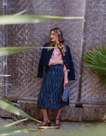 Flowy flared midi skirt femme La Fianc&eacute;e