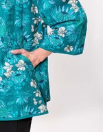 Reversible organic cotton kimono jacket femme La Fiancée