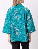 Reversible organic cotton kimono jacket femme La Fiancée