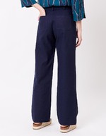 Straight thick organic cotton trousers femme La Fiancée