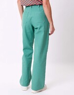 Straight thick organic cotton trousers femme La Fiancée