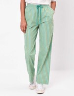 Striped organic cotton trousers femme La Fiancée