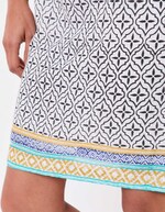 Organic cotton voile Tunisian collar dress femme La Fiancée