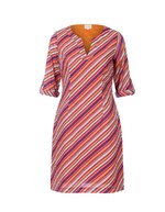 Organic cotton voile Tunisian collar dress femme La Fiancée