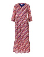 Long printed cotton voile dress femme La Fianc&eacute;e