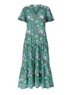 Long cotton dress with ruffles femme La Fiancée