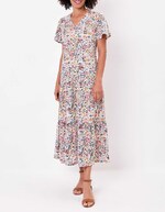 Long cotton dress with ruffles femme La Fianc&eacute;e