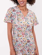 Long cotton dress with ruffles femme La Fianc&eacute;e