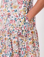 Long cotton dress with ruffles femme La Fianc&eacute;e